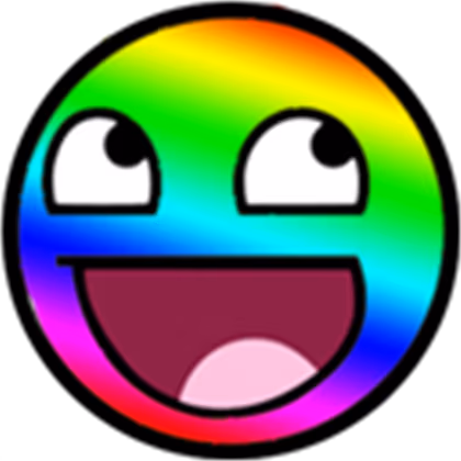 RainbowAwesomeFace emote