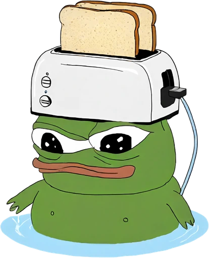 PepeToasterBathtub emote