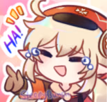 Klee_LaughPoint emote