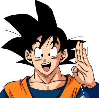 GokuWaving emote