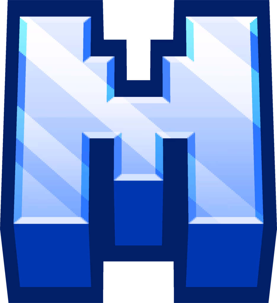 minecraft_blue_M emote