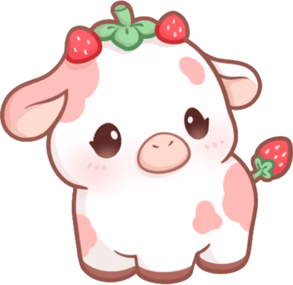StrawberryCow emote