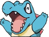 TOTODILE emote