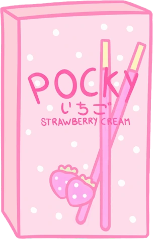 aesthetic_pocky_strawberry emote