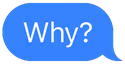 iMessageWhy emote
