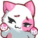 pinkcatshrug emote
