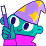 person_teal_wizard_wand_YT emote