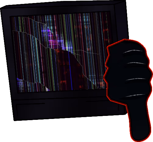 TvManBrokenDislike emote