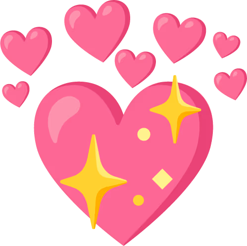 Pinkheart emote