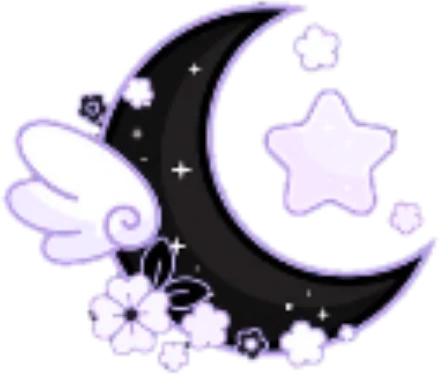 pastelpurplenblackmoon emoji