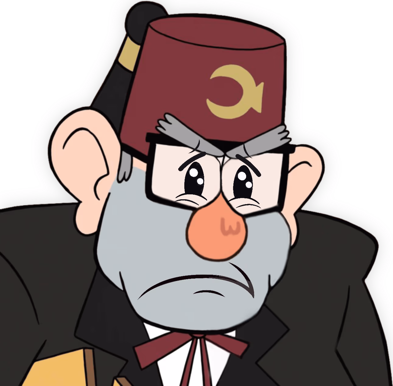 GrunkleStan_KawaiiSad emote