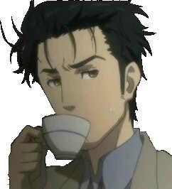 OkabeSipsDKPepper emote
