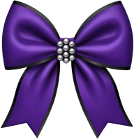 Purple_goth_bow emote