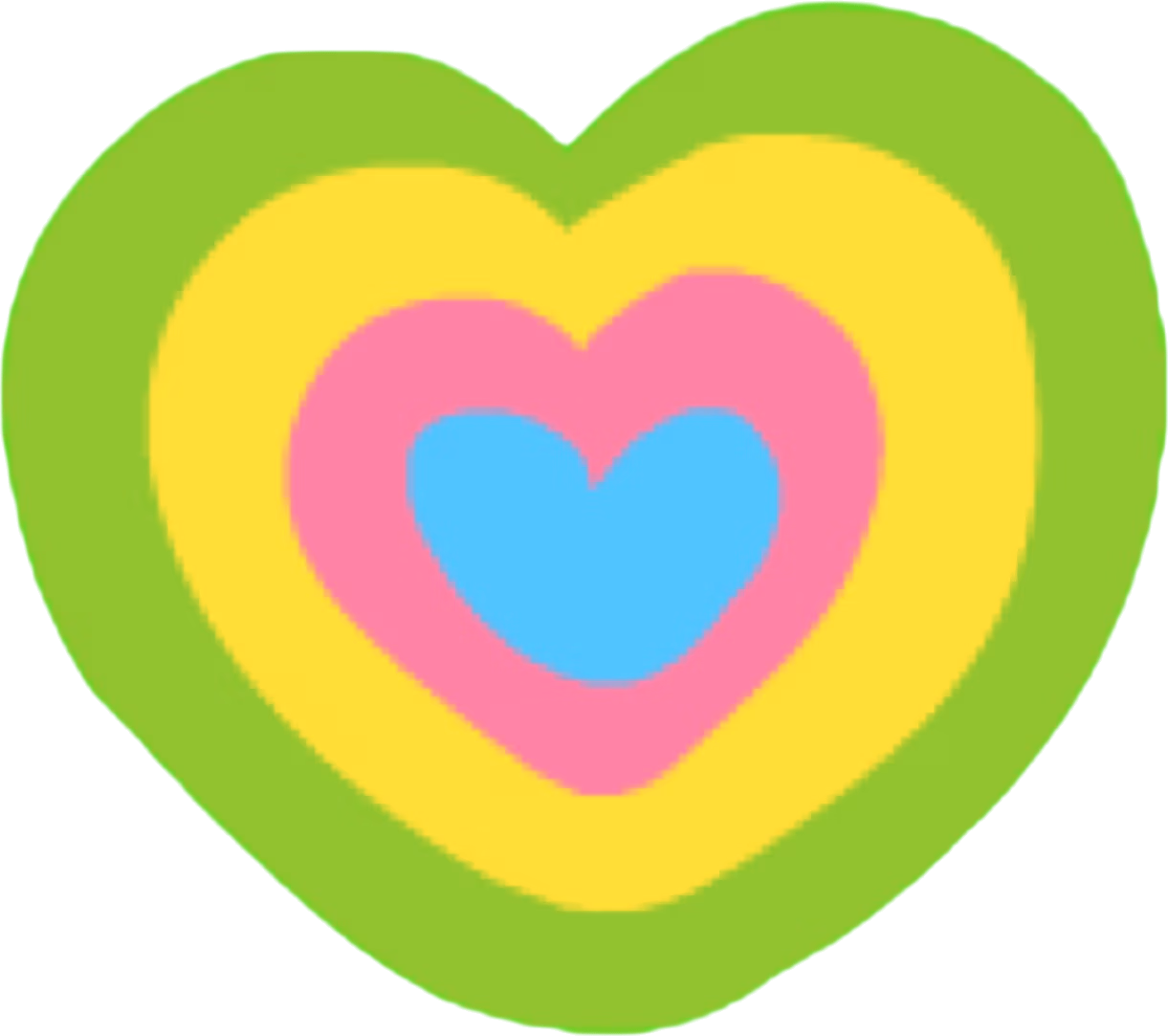 CartoonHeartRainbow emote