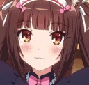 ChocolaBlushing emote