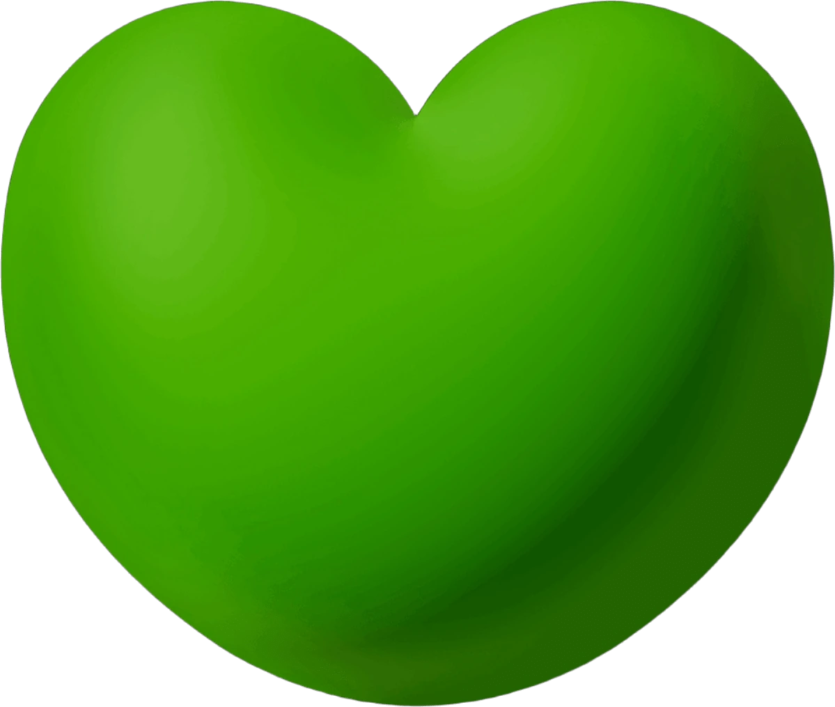 3DHeartGreen emote