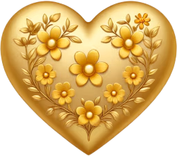 Goldflowerheart emote