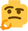 ThinkingLego emote