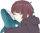 menheraHugBlahaj emoji