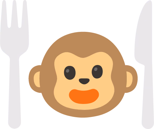 Fork_And_Knife_Monkey emote
