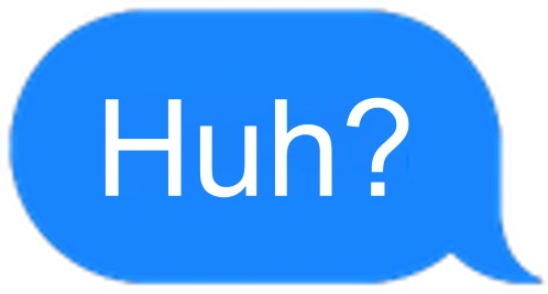 iMessageHuh emote