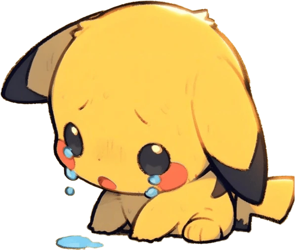 PikaSad emote