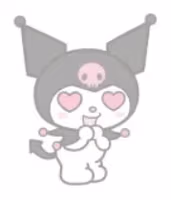 Kuromi_love emote