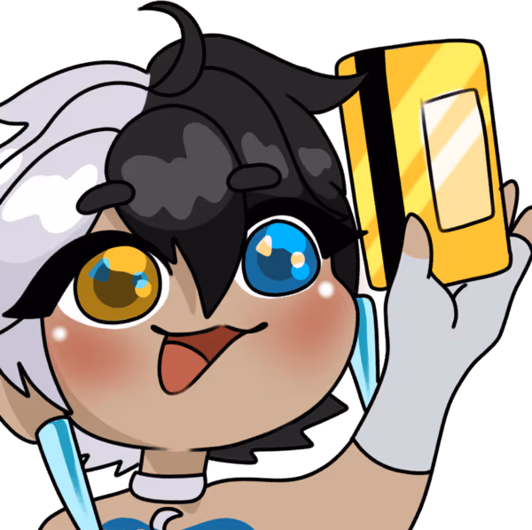 LunaSnowCreditCard emote