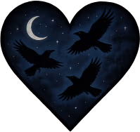 Nightskyanddarkravensheart emote