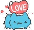BugcatLoveHat emote