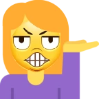 woman_tipping_hand_grimace emote