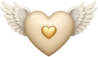Beigeangelheartwithwings emote
