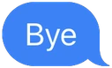 iMessageBye emote