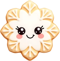 Cookie_snowflake emote