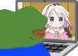 peepoAnimeCaught emote
