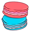 PinkAndBlueMacroons emote