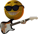EmotiCoolGuitar emoji