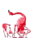 flamingoRave emote