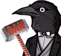 CrowBan emote