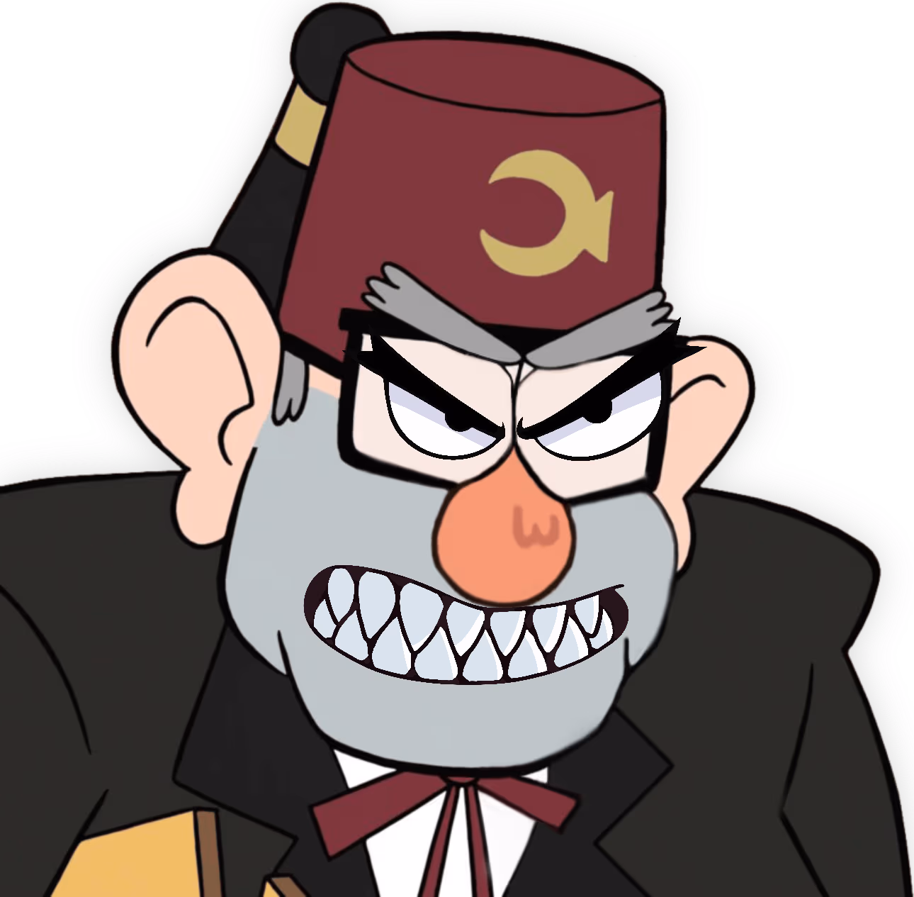 GrunkleStan_Mad emote