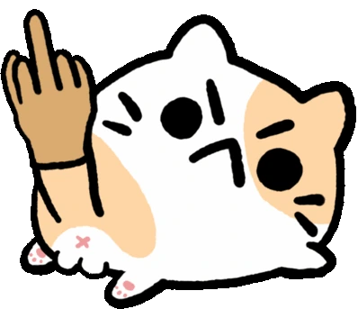 Kittyfinger emoji