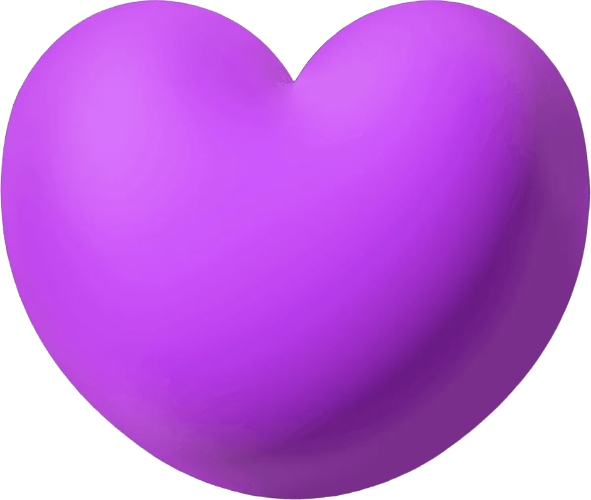 3DHeartPurple emote