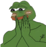 pepeblushed emote