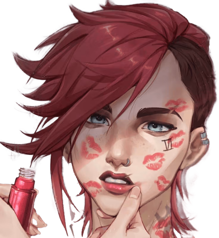 ArcaneVi_Lipstick emote