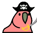 pirateParrot emote