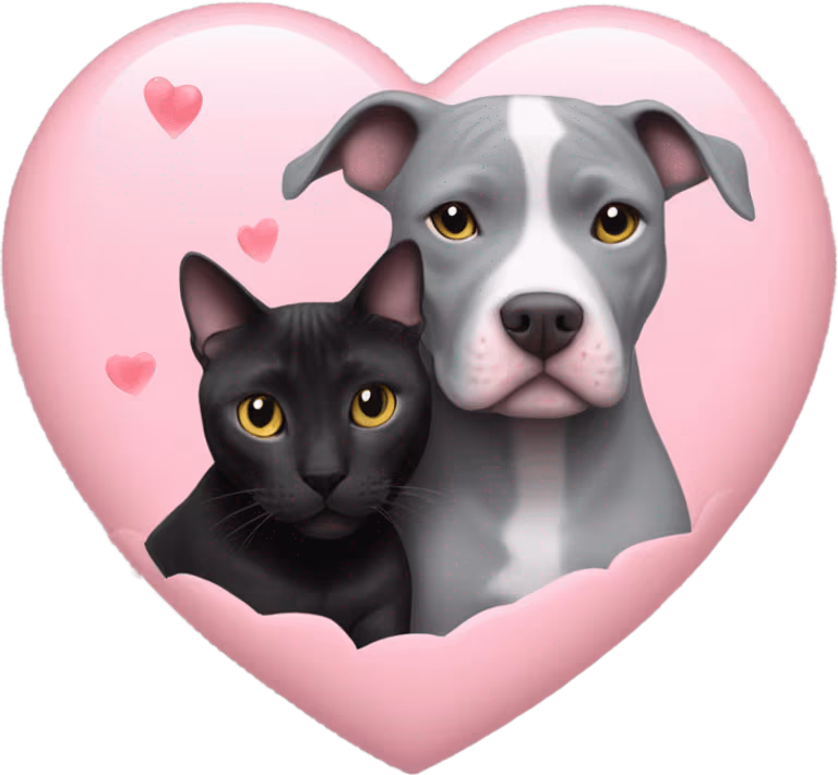 Catdogheart emote