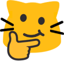 meowthinkingsmirk emote