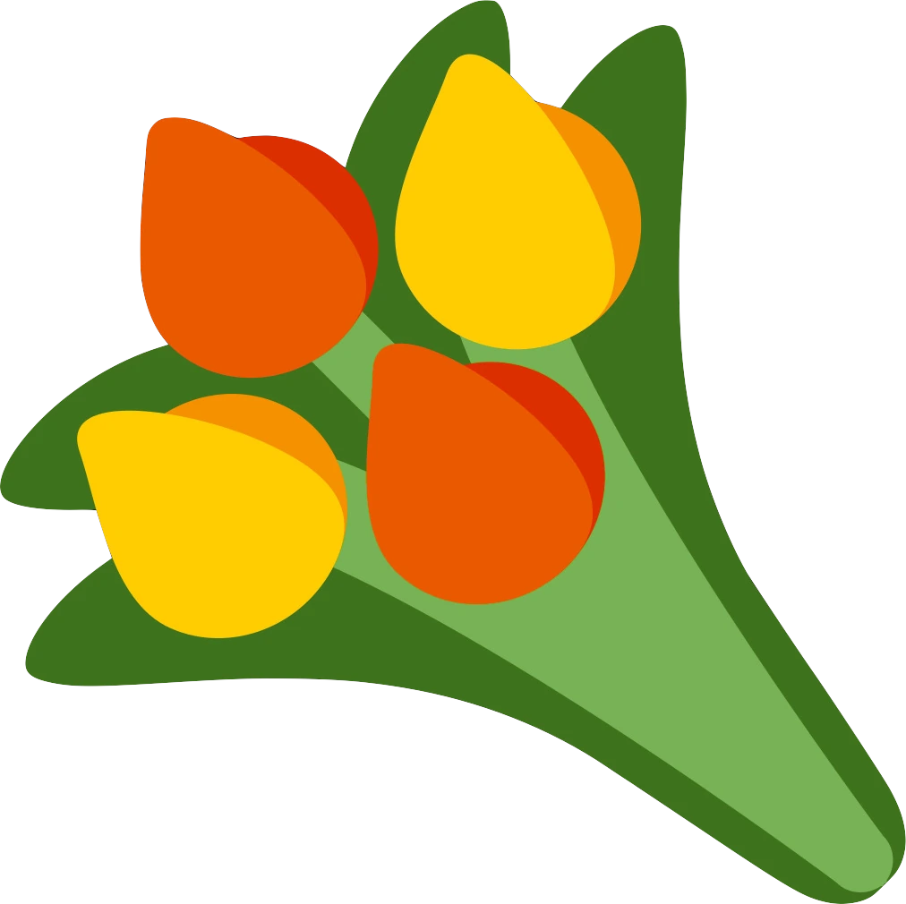 orange_yellow_bouquet emote