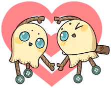 PieceyHeart emote