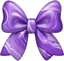 Purplemarblebow emote